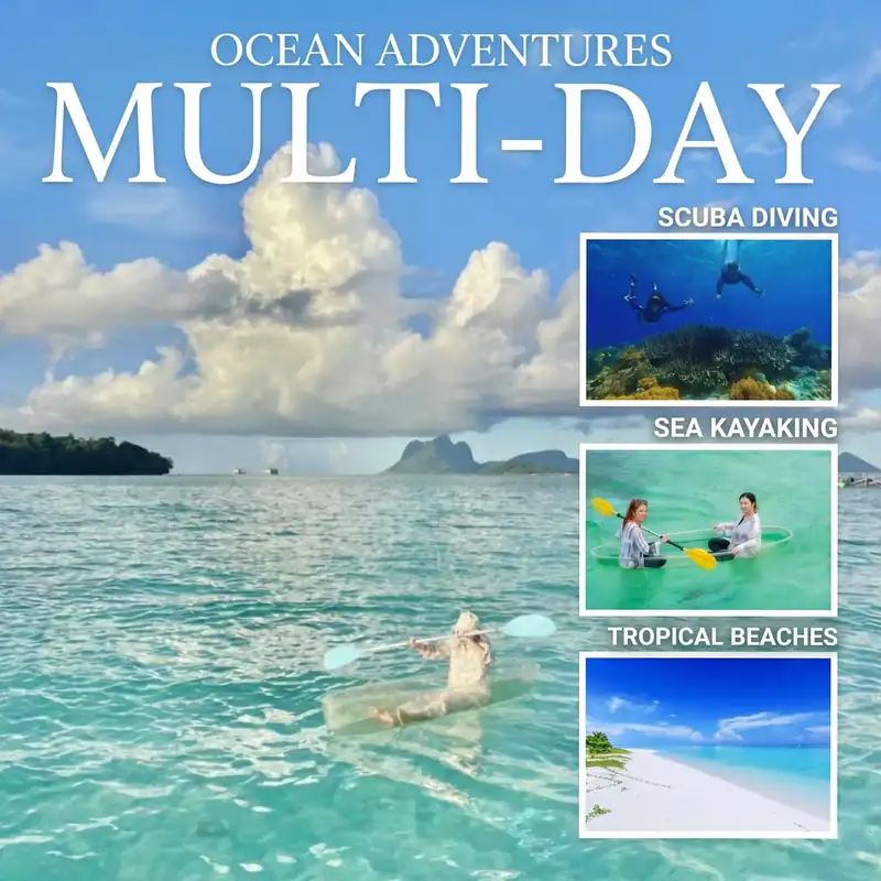 Multi-day Orange Wave resort packages with island hopping tours Orange Wave Resort