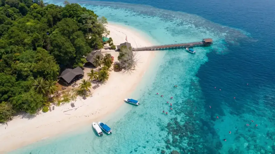 Visiting the pristine islands of Tun Sakaran Marine Park Orange Wave Resort
